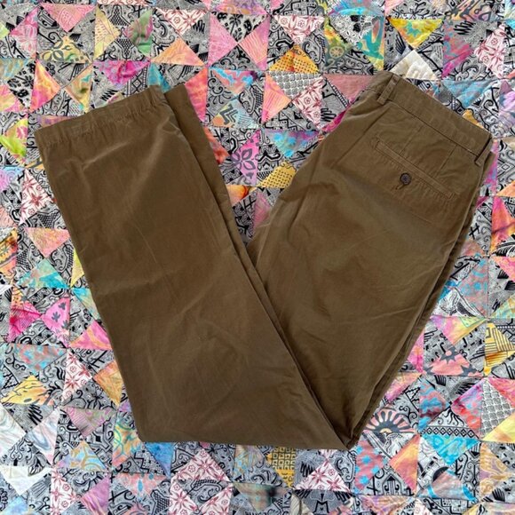 Cremieux Pants Men's 36x32 Brown Performance Golf Chino Classic Stretch NWT - Picture 1 of 8